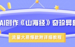AI创作《山海经》奇珍异兽，超现实画风，流量大易爆款，附详细教程