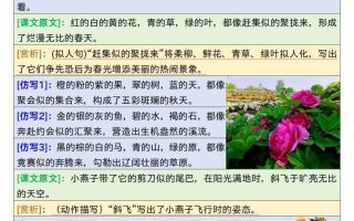 【仿写】三下语文课内好句仿写汇总（必背）24页