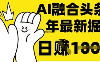 掌握这招：DeepSeek 融合今日头条，一键复制粘贴，日入 1k【揭秘】