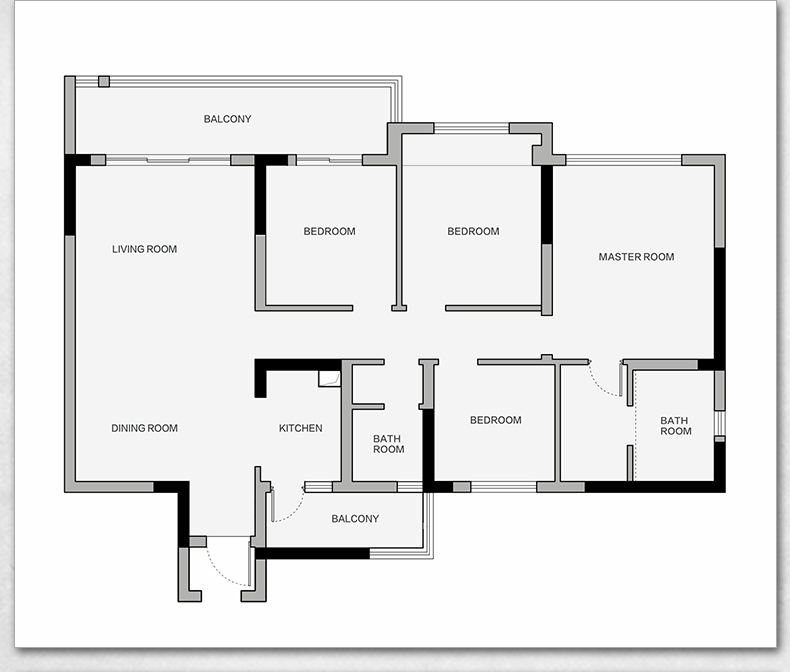 装修前装修后高清实景效果图带前后对比图案例设计文案平面户型图