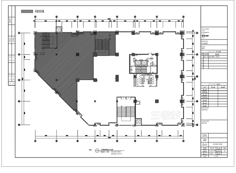 洗浴中心桑拿足浴CAD施工图 平面布置会所SPA按摩店布局方案图库